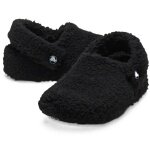 Crocs Classic Cozzzy Slippers (Faux Fur, Warm) Black Toddler - 1 Pair