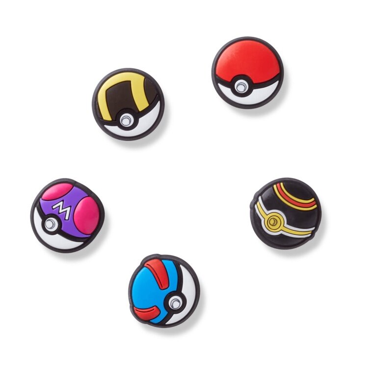 Crocs Jibbitz Poke Ball - 5 pieces