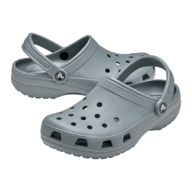 Crocs Classic Clog Sandal Concrete grey/blue