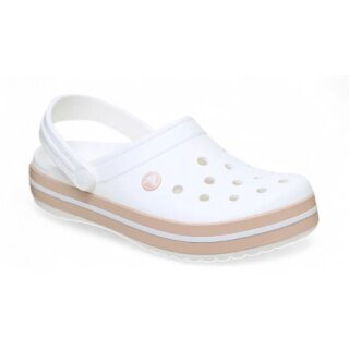 Crocs Sandal Crocband Clog white/caramel ladies