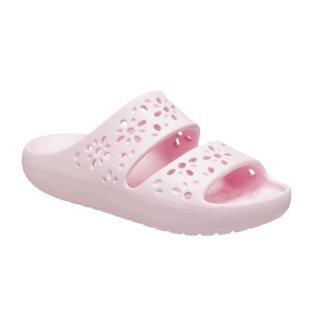Crocs Sandal Floral Cutout (lightweight, flexible) pink ladies