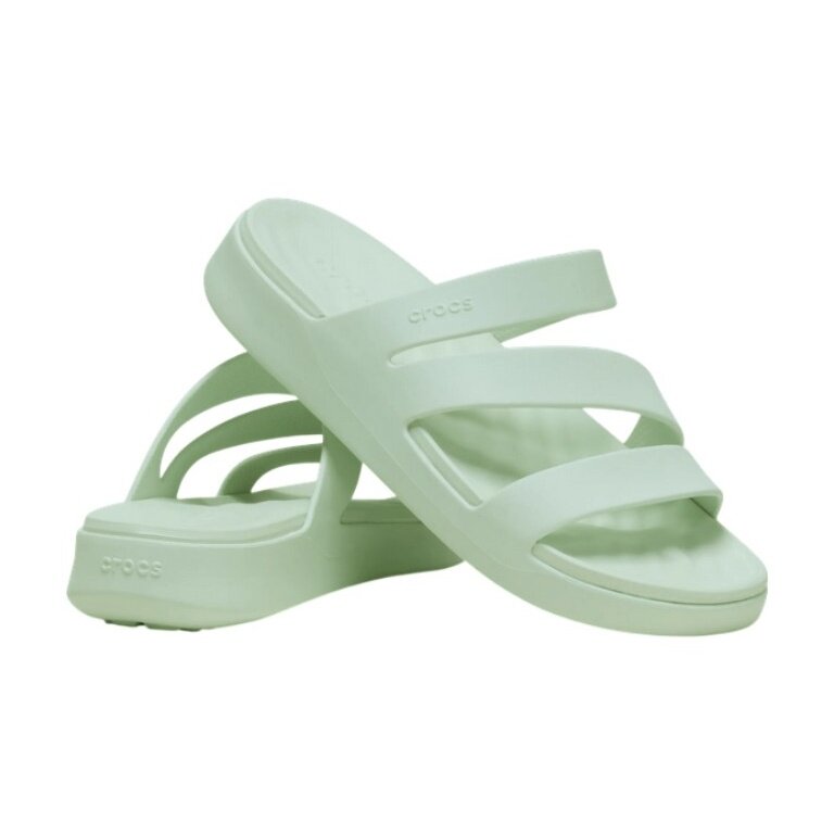 Crocs Getaway Strappy Sandals (lightweight, seamless, flexible) mint ladies