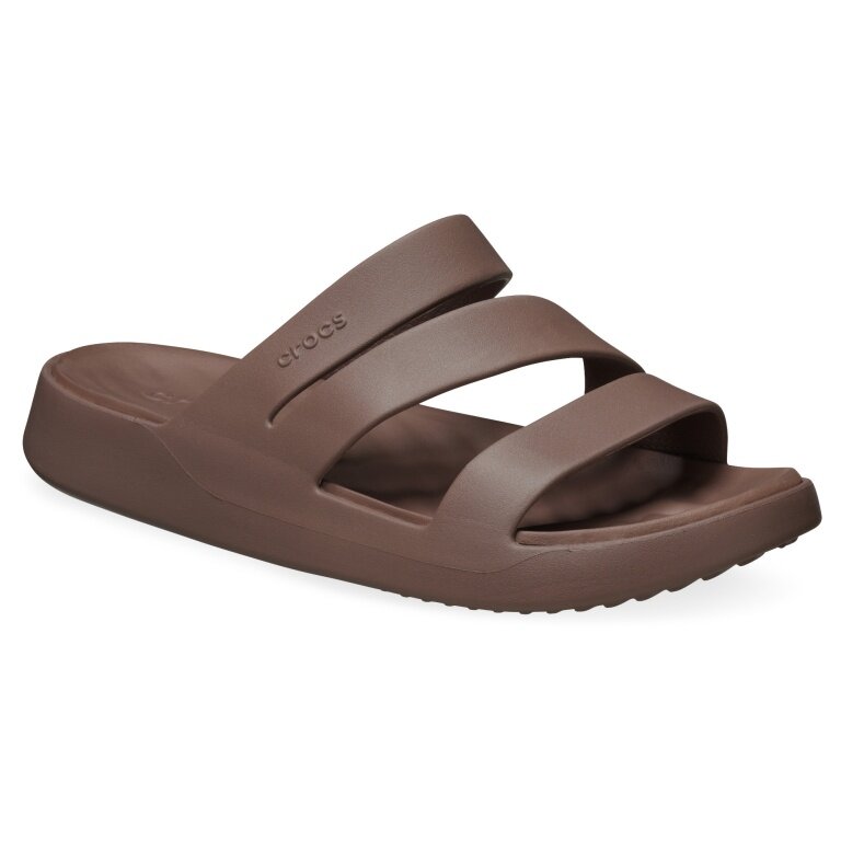 Crocs Getaway Strappy Sandals (lightweight, seamless, flexible) brown ladies
