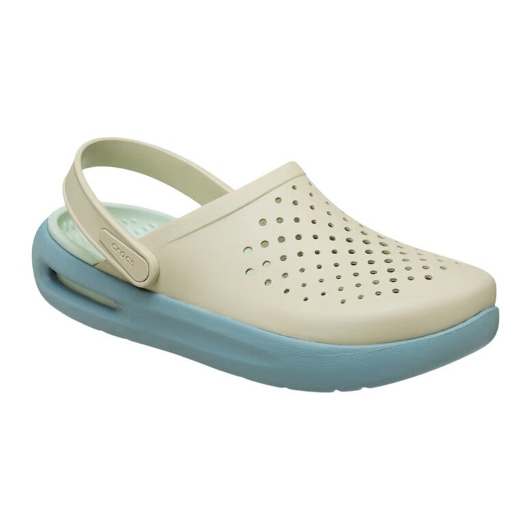 Crocs InMotion Clog Sandals (super soft, lightweight, high wearing comfort) beige/blue - 1 pair
