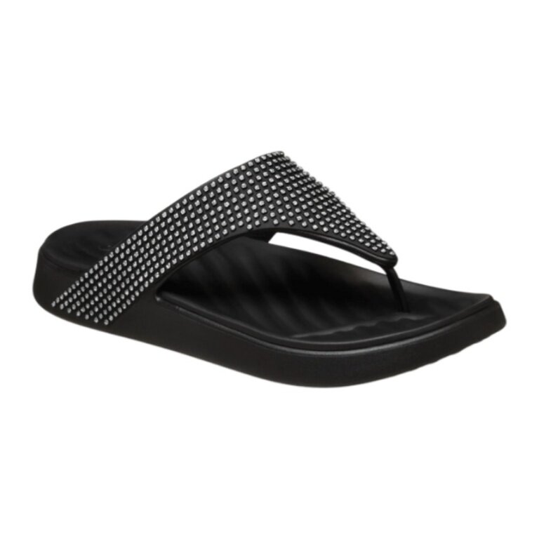 Crocs Toe Sandal Getaway Gems Triangle Flip Black - Ladies