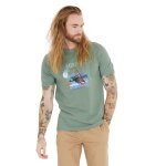 Cruz Leisure T-shirt Desmond (Cotton) green Men's