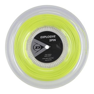 Dunlop Tennis String Explosive Spin (Durability+Spin) yellow 200 Meter Roll