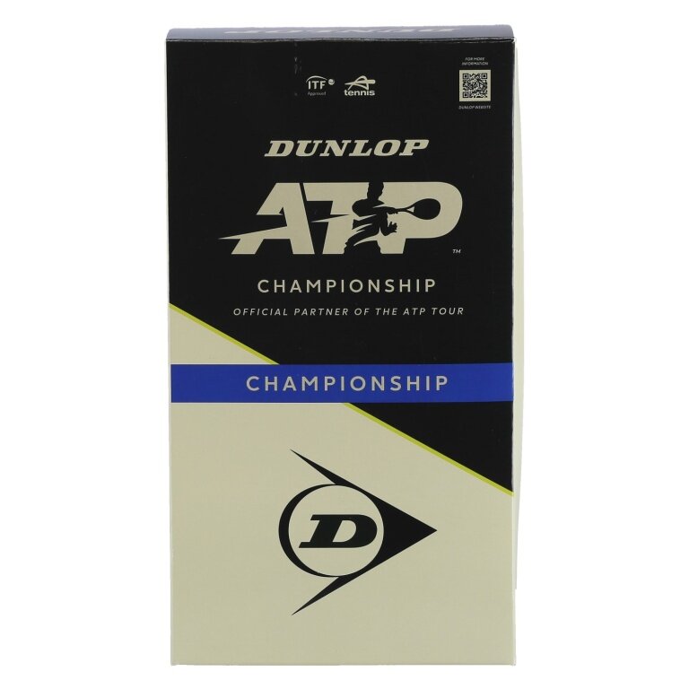 Dunlop Tennis Balls ATP Championship Can 2x4 Pack