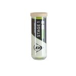 Dunlop Method Balls Stage 1 (green dot) yellow Can 3-pack