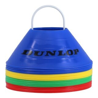 Dunlop Marking Cones SET 20 pieces assorted colors