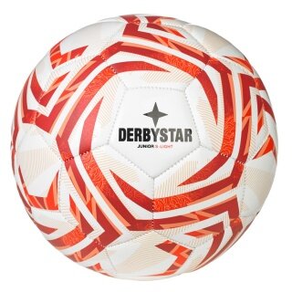 Derbystar Football Junior S-Light v25 (Leisure Ball) white/red - 1 ball
