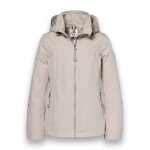 District Transition Jacket Forget Me Not (with hood, water-repellent) sand brown ladies