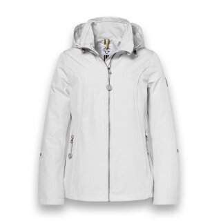 District Transition Jacket Forget Me Not (with hood, water-repellent) white ladies