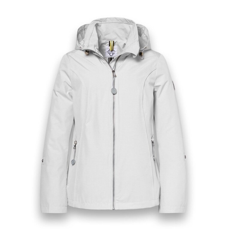 District Transition Jacket Forget Me Not (with hood, water-repellent) white ladies