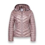 District Transition Jacket Magnolia (with hood, water-repellent) pink ladies