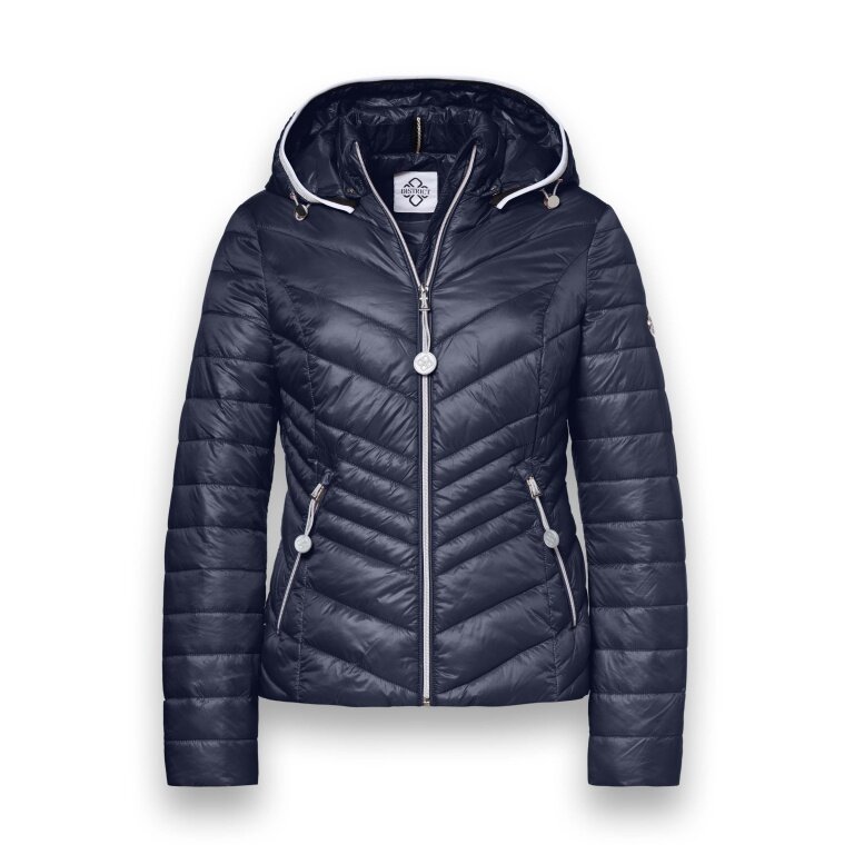 District Transition Jacket Magnolia (with hood, water-repellent) navy blue ladies