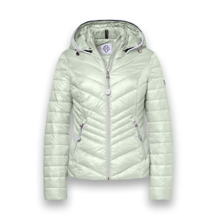 District Transition Jacket Magnolia (with hood, water-repellent) mint green ladies