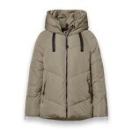 District Winter Padded Jacket Banff (with hood, windproof, water-repellent) olive green ladies