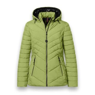 District Winter Padded Jacket Kaprun (with hood, water-repellent) green ladies