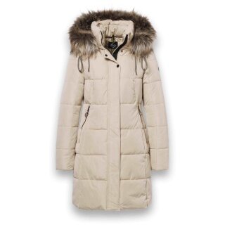 District Winter Padded Coat Chatel (warm, water-repellent) cream ladies