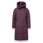 District Winter Puffer Coat Dumbbell (water-repellent) burgundy Ladies