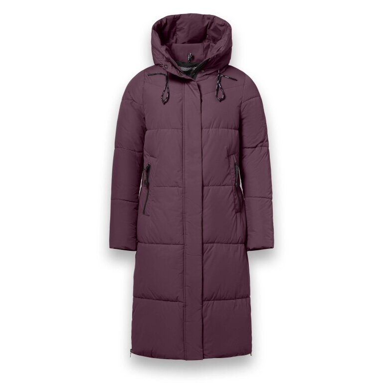 District Winter Puffer Coat Dumbbell (water-repellent) burgundy Ladies
