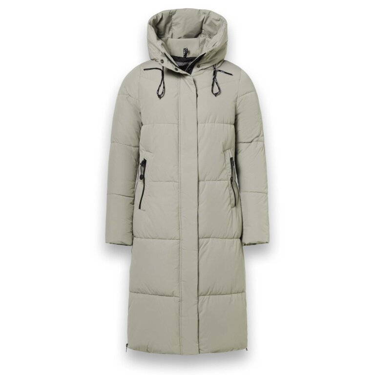 District Winter Padded Coat Dumbbell (water-repellent) beige Ladies