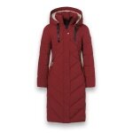 District Winter Padded Coat Corvara (water-repellent, warm) red ladies