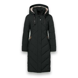 District Winter Padded Coat Corvara (water-repellent, warm) black ladies