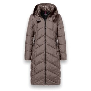 District Winter Padded Coat Arosa (water-repellent) brown Ladies