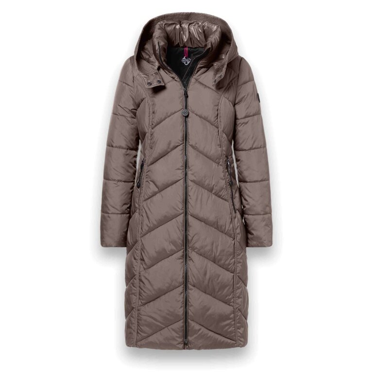 District Winter Padded Coat Arosa (water-repellent) brown Ladies