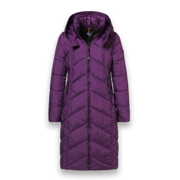 District Winter Padded Coat Arosa (Water-Repellent) Purple Ladies