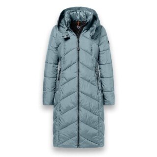 District Winter Padded Coat Arosa (Water-Repellent) Mineral Blue Ladies