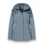 District Winter Jacket Eclipse with Hood (Coat, Windproof, Water-Repellent) Mineral Blue Ladies