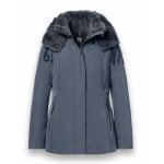 District Winter Jacket Eclipse with Hood (Coat, Windproof, Water-Repellent) Grey Ladies