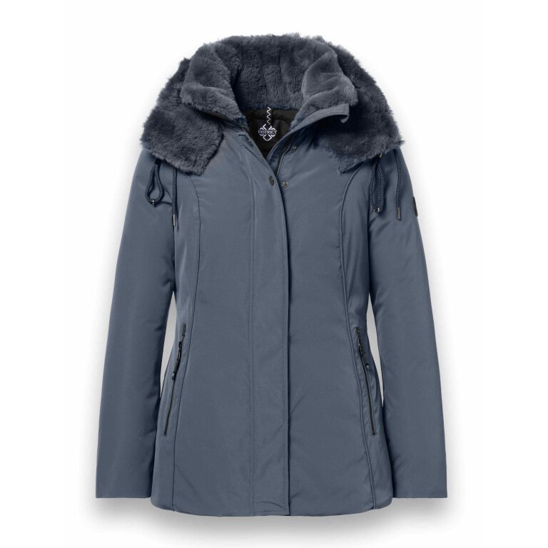 District Winter Jacket Eclipse with Hood (Coat, Windproof, Water-Repellent) Grey Ladies