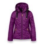 District Winter Jacket Frejus (with hood, windproof, water-repellent) purple/violet ladies