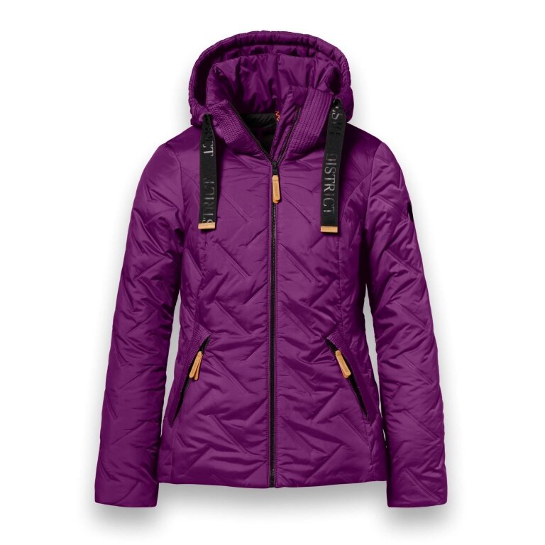 District Winter Jacket Frejus (with hood, windproof, water-repellent) purple/violet ladies