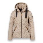 District Winter Jacket Frejus (with hood, windproof, water-repellent) sand brown ladies