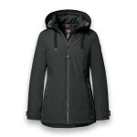 District Winter Jacket Ischgl (with hood, water-repellent) black ladies