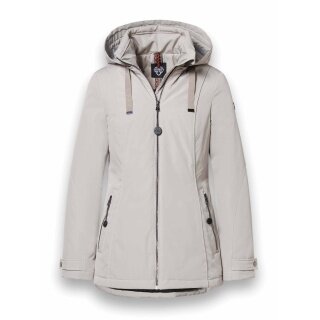 District Winter Jacket Ischgl (with hood, water-repellent) beige ladies