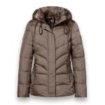 District Montana Winter Jacket (with hood, lined, water-repellent) brown ladies
