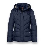 District Winter Jacket Montana (with hood, lined, water-repellent) navy blue ladies