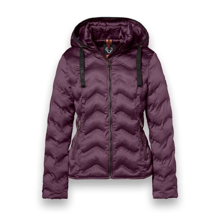 District Winter Jacket Snowbird (with hood, water-repellent) burgundy ladies