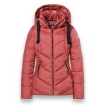 District Winter Jacket Val Thorens (with hood, water-repellent) red ladies