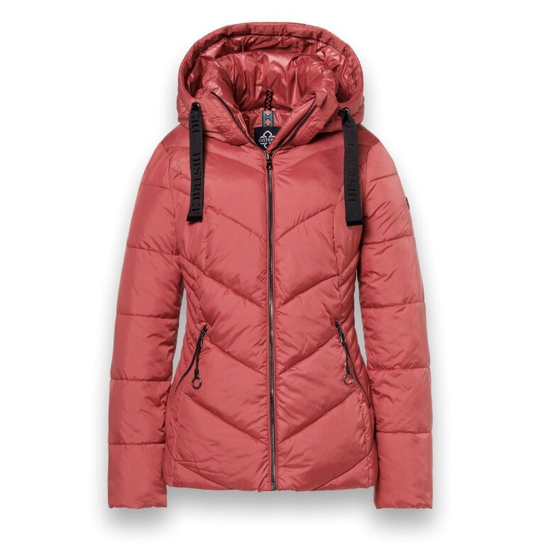 District Winter Jacket Val Thorens (with hood, water-repellent) red ladies