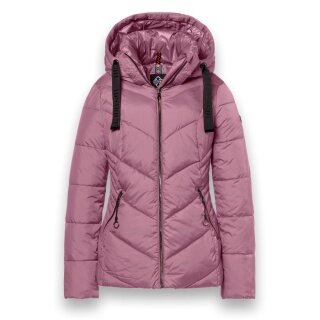 District Winter Jacket Val Thorens (with hood, water-repellent) pink ladies