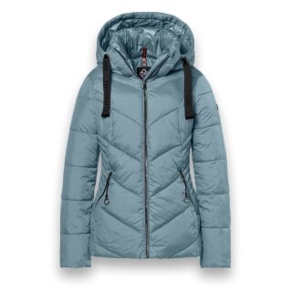 District Winter Jacket Val Thorens (with hood, water-repellent) light blue ladies