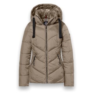 District Winter Jacket Val Thorens (with hood, water-repellent) olive green ladies