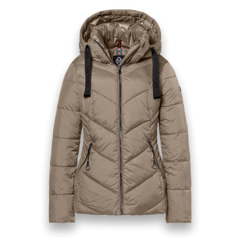 District Winter Jacket Val Thorens (with hood, water-repellent) olive green ladies